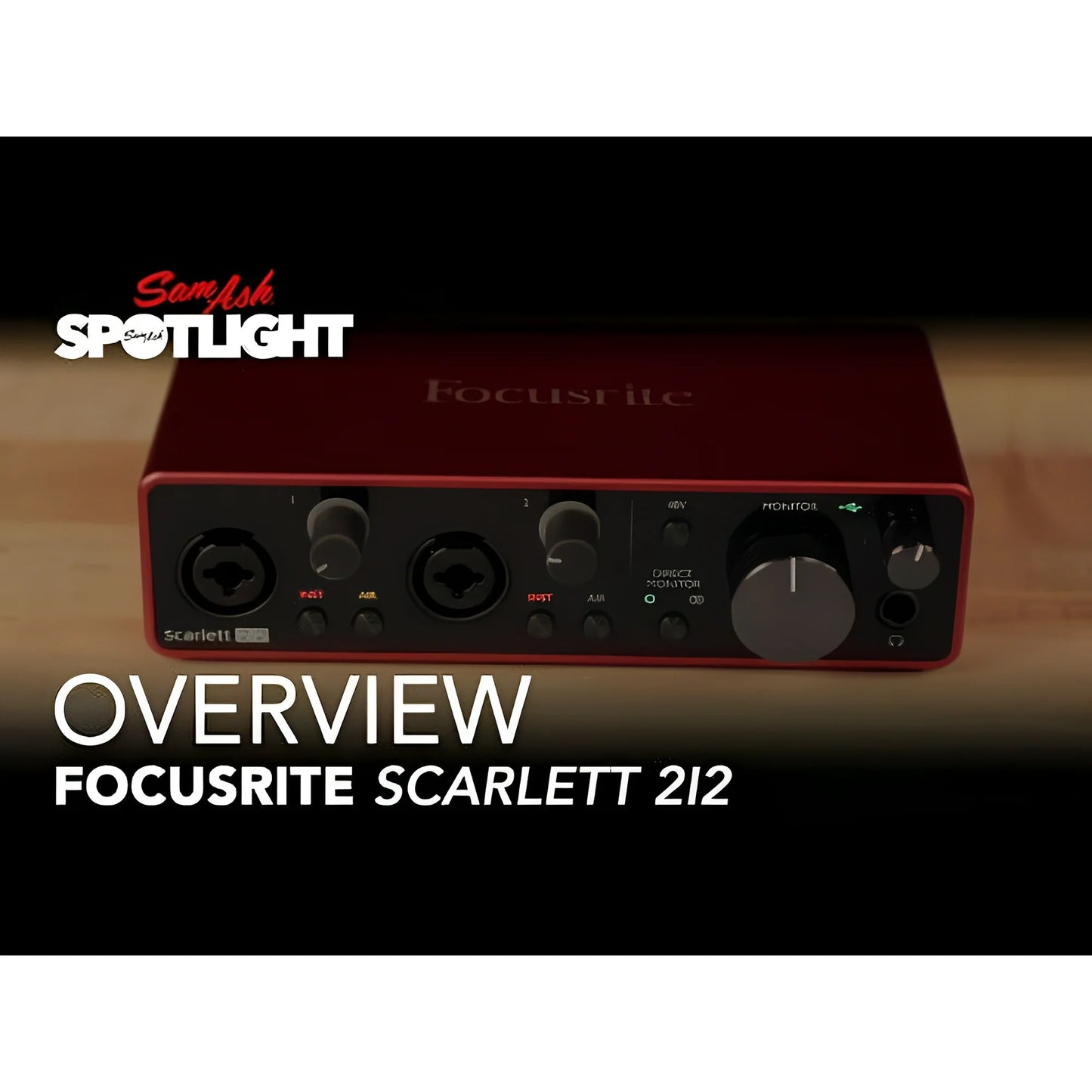 Focusrite Scarlett 2i2 USB Audio Interface 3rd Gen