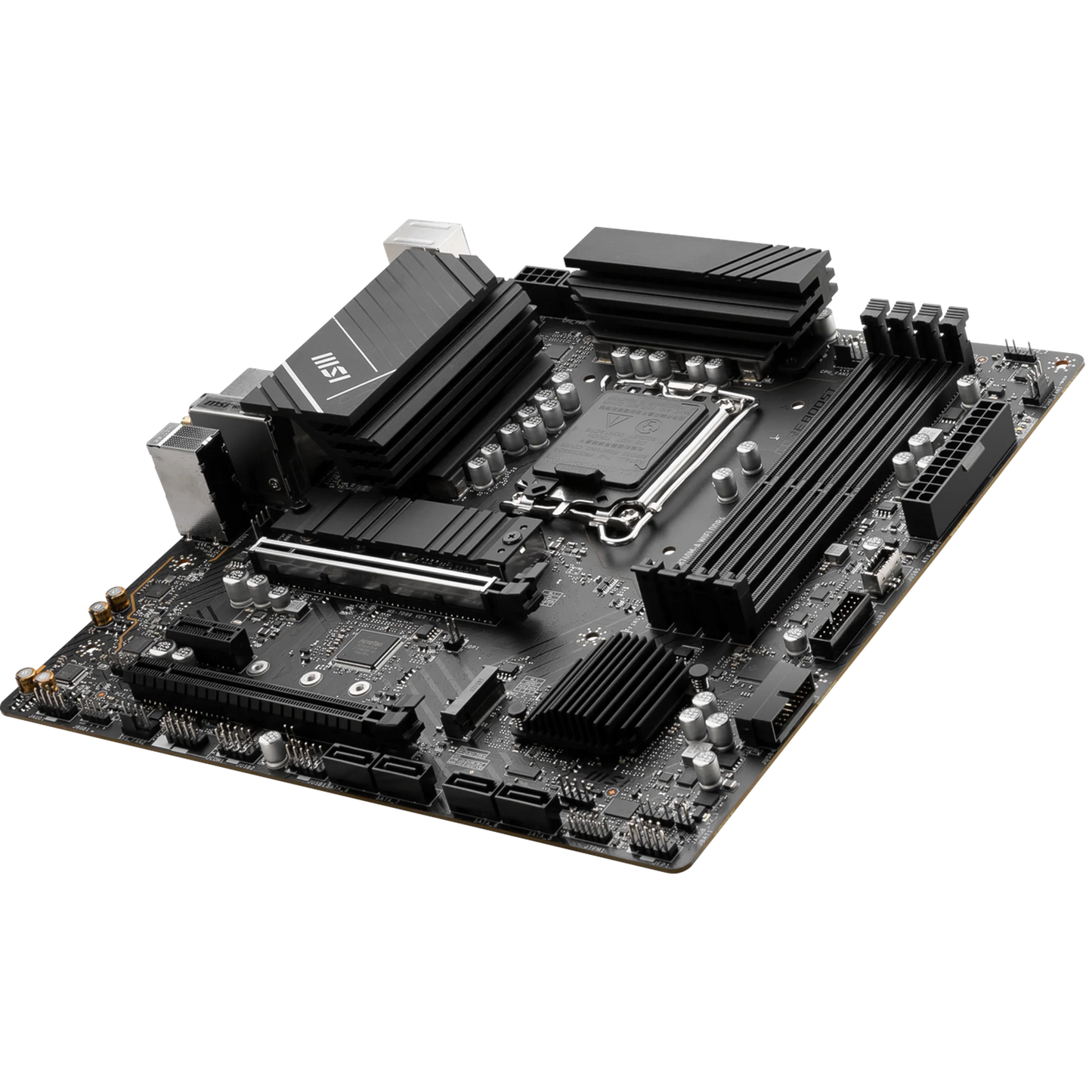 MSI PRO B760M-A WIFI DDR4 LGA 1700 (Intel 12th&13th Gen) SATA 6Gb/s Micro ATX Motherboard,WiFi 6,Intel,2.5Gb LAN