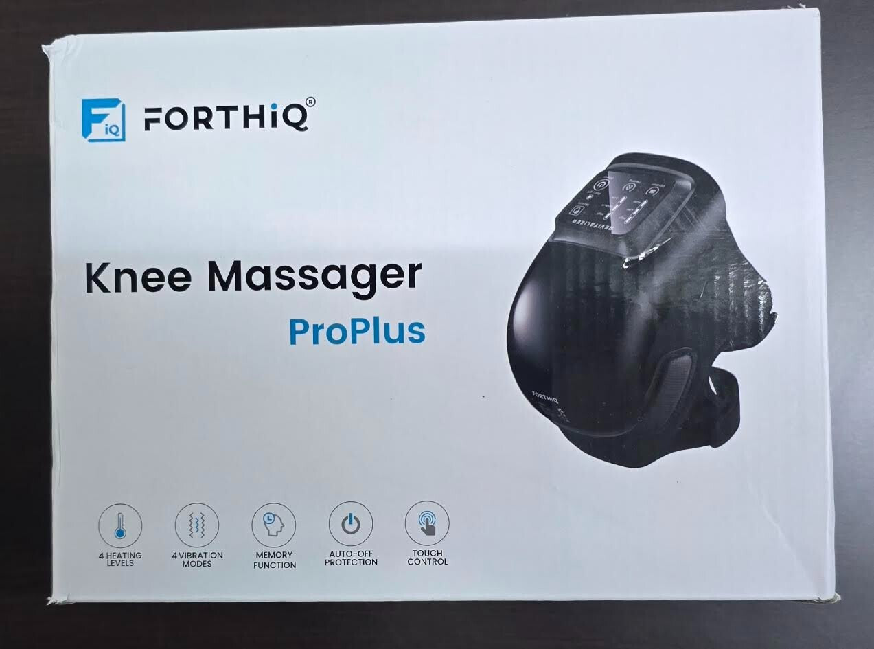 FORTHiQ Pro+ Knee Massager with Heat and Red Light, 6-in-1, Advanced: Heat, D...