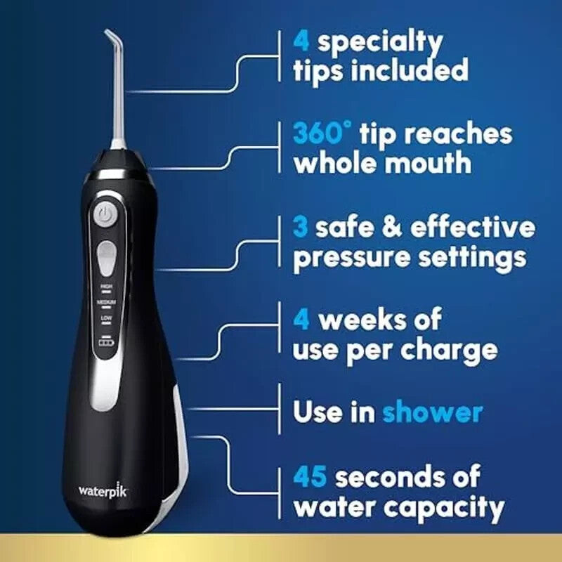 Cordless Water Flosser Dental Care Portable Rechargeable Waterproof Travel Tips
