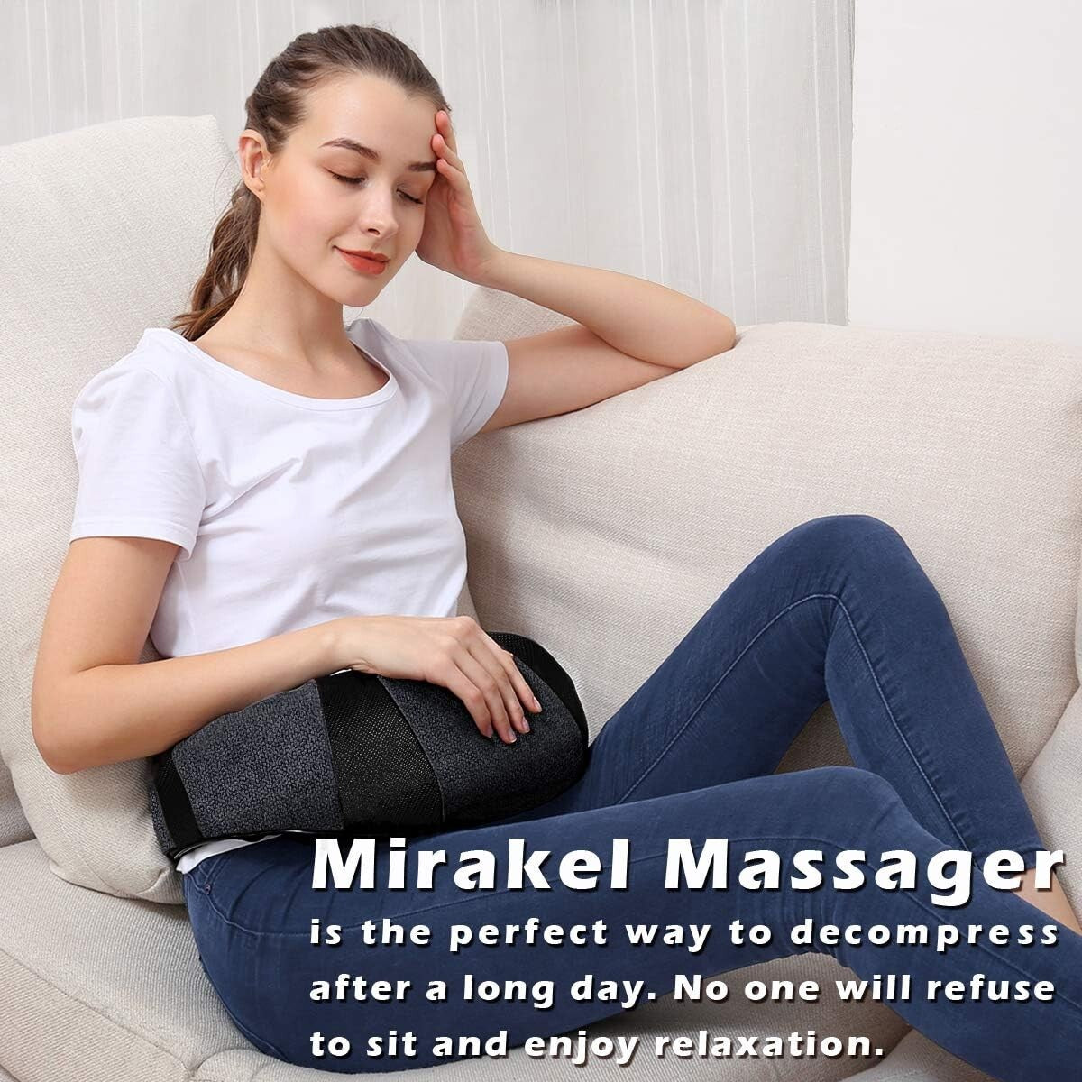 MIRAKEL -EN JOY SHIATSU MASSAGER WITH HEAT