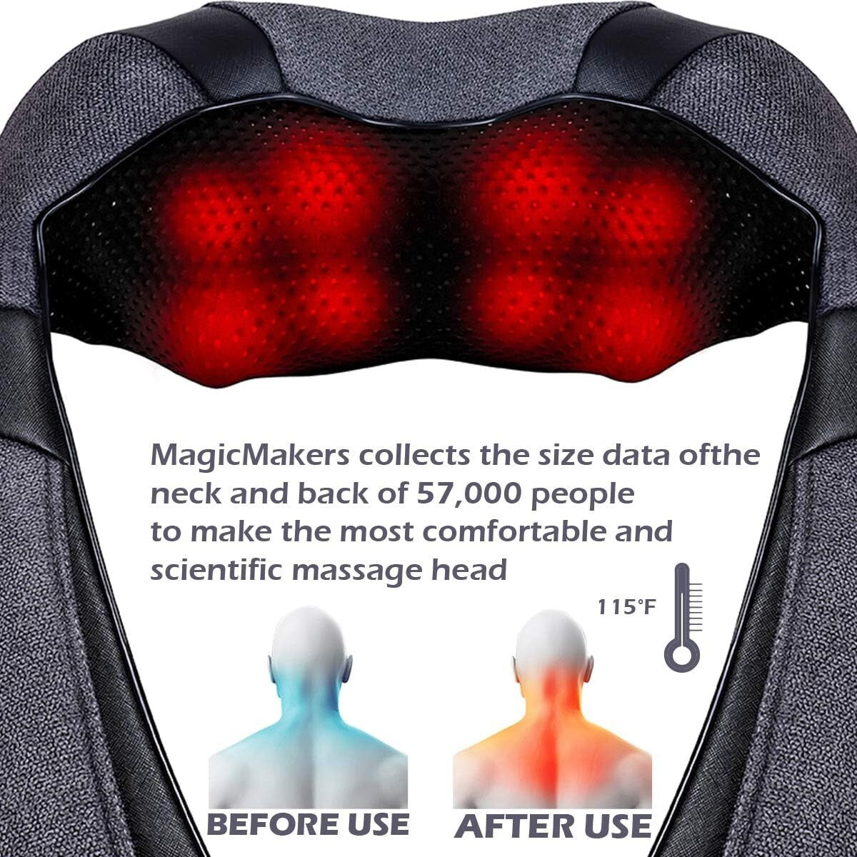 MIRAKEL -EN JOY SHIATSU MASSAGER WITH HEAT