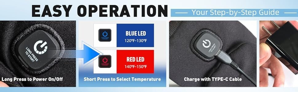 Rechargeable Heated Gloves for Women Men, Full & Half Finger Electric Gloves ...