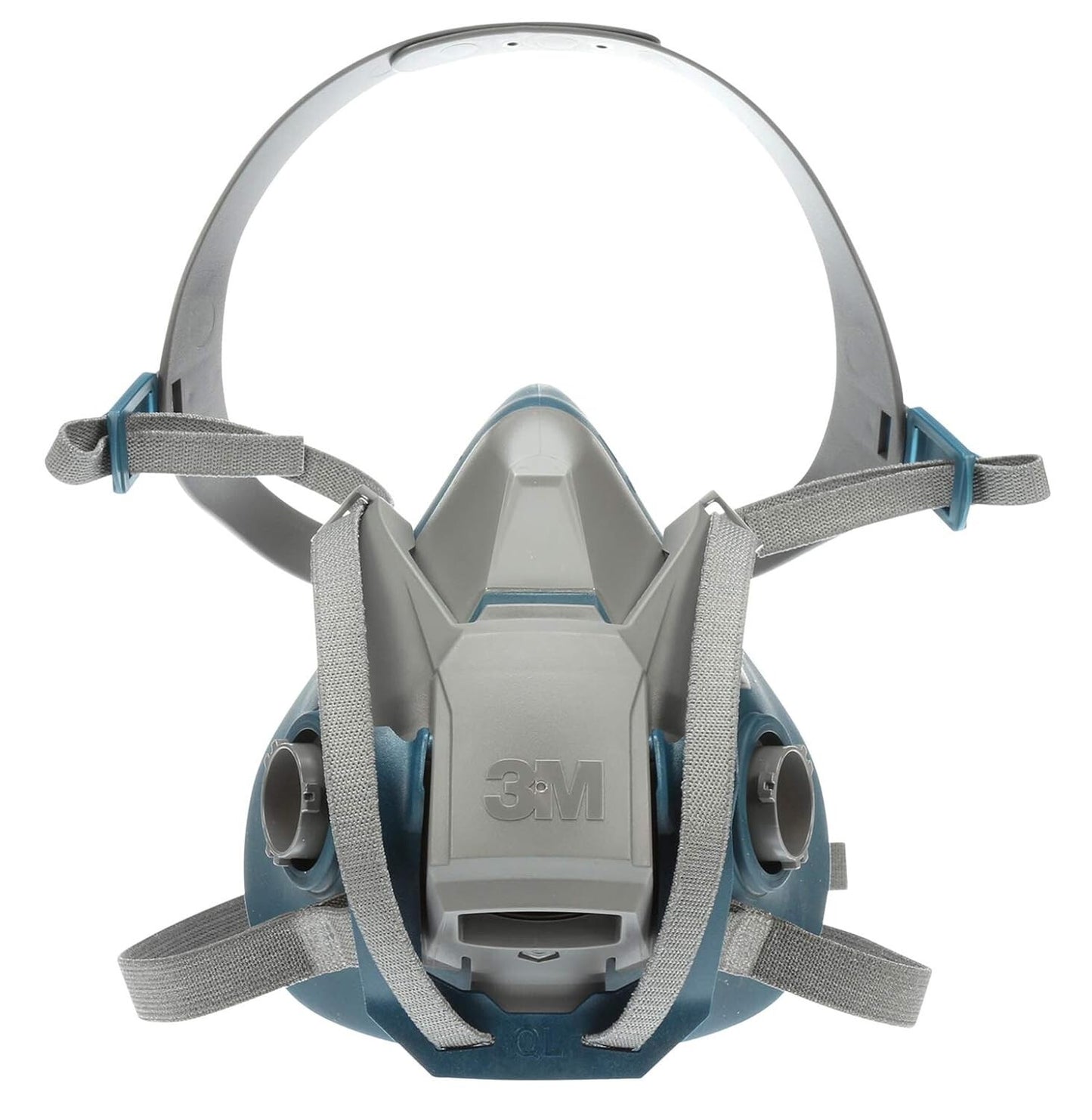 3M Rugged Comfort Quick Latch Half Facepiece Reusable Respirator 6502QL,...