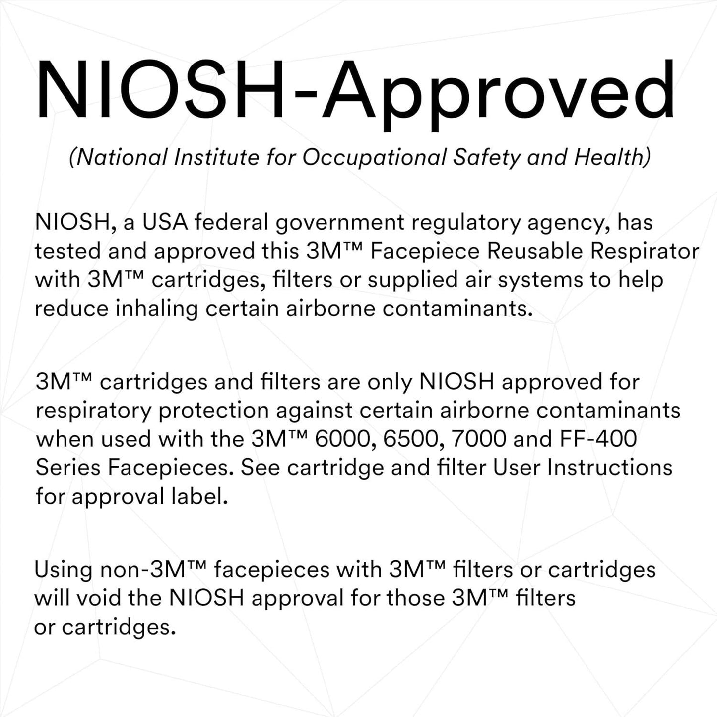 3M Rugged Comfort Quick Latch Half Facepiece Reusable Respirator 6502QL,...