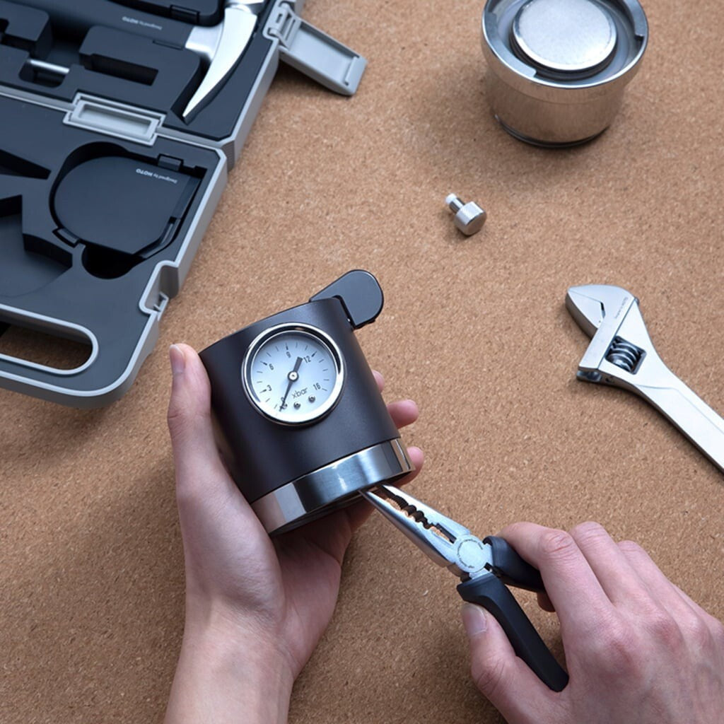 HOTO Cordless Brushless Drill Tool Set, Variable Speed, Hidden Buckle, Unique LE