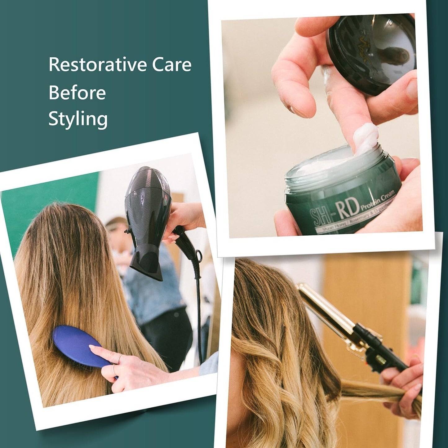 SH-RD Protein Cream for Dry Damaged Hair | Leave-In 1.69 Fl Oz (Pack of 1)