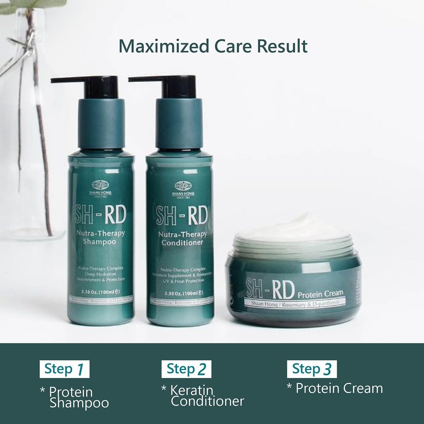 SH-RD Protein Cream for Dry Damaged Hair | Leave-In 1.69 Fl Oz (Pack of 1)
