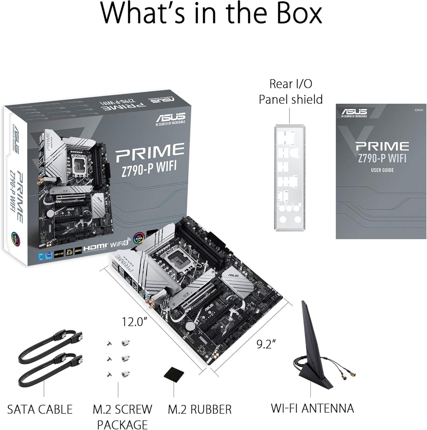 ASUS PRIME Z790-P WiFi LGA 1700 ATX Intel Motherboard