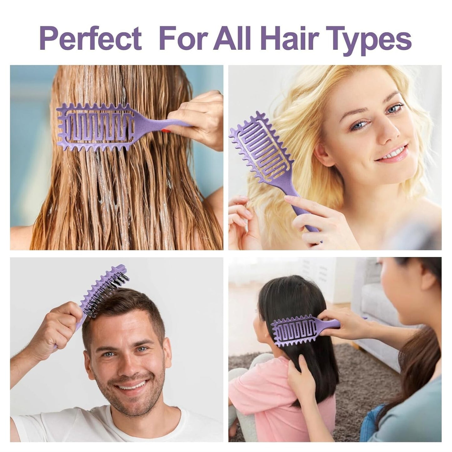 Curl Defining Brush, Vented Curly Hair Brush Defining for Shaping and Defining C