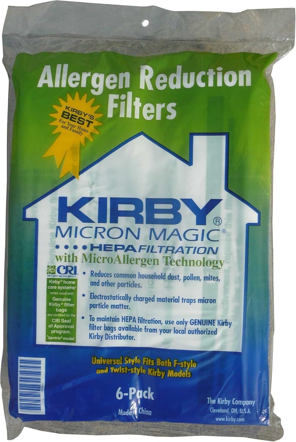Universal Allergen Reduction Filter Bag