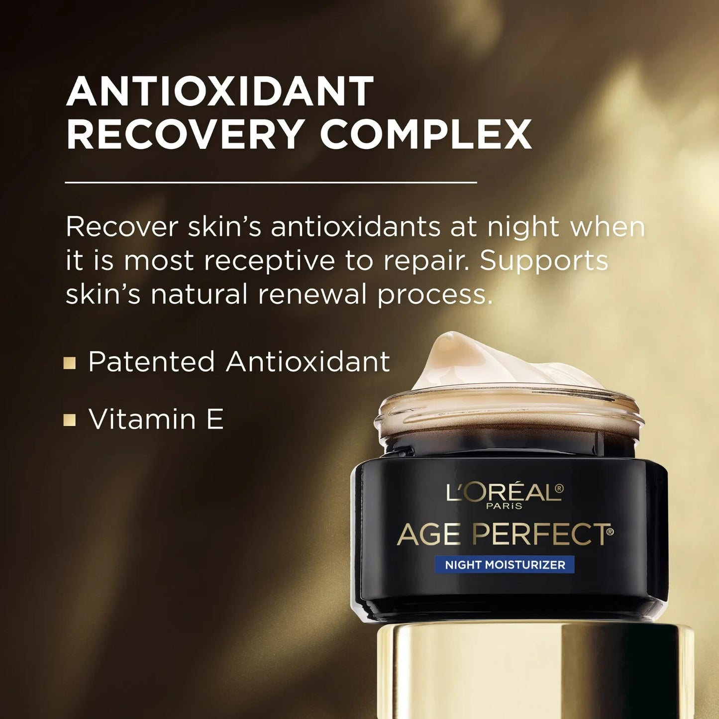 L’Oreal Age Perfect Cell Renewal Anti-Aging NIGHT Moisturizer 1.7 oz
