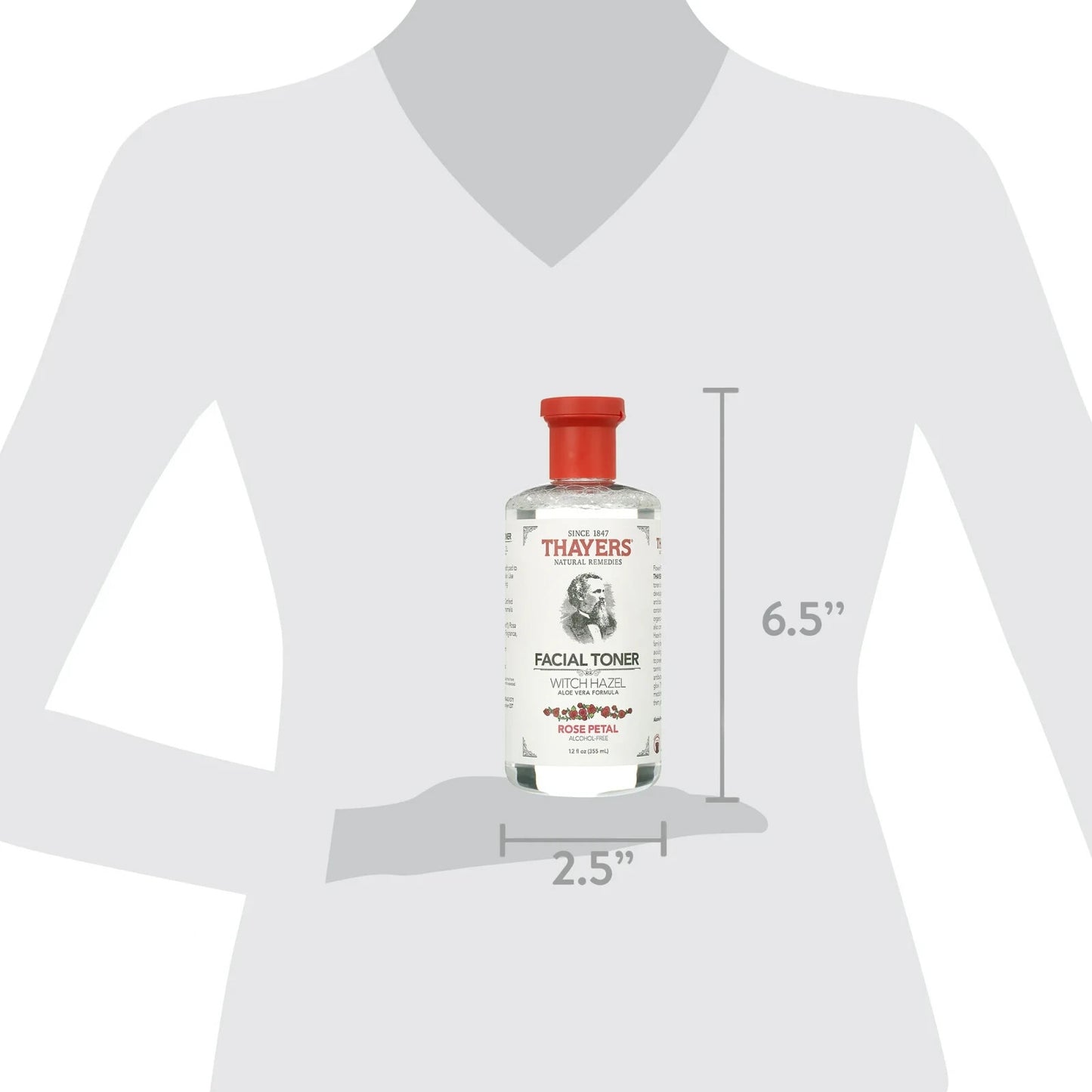 Thayers Witch Hazel Rose Petal Facial Toner - 12fl. oz.