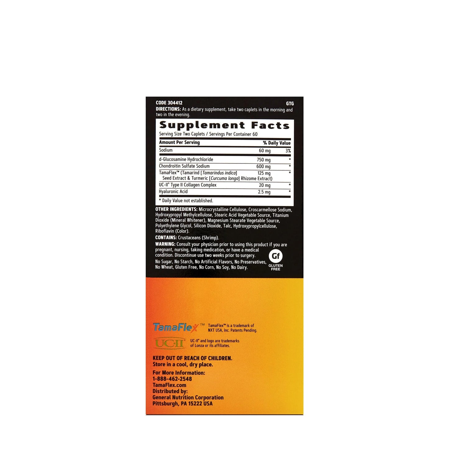 GNC Tamaflex Complete, 120 Caplets, Joint Support