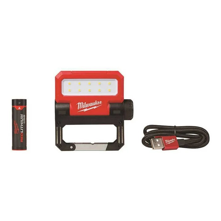 Milwaukee 550 Lumens LED Rechargeable Pivoting Flood Light