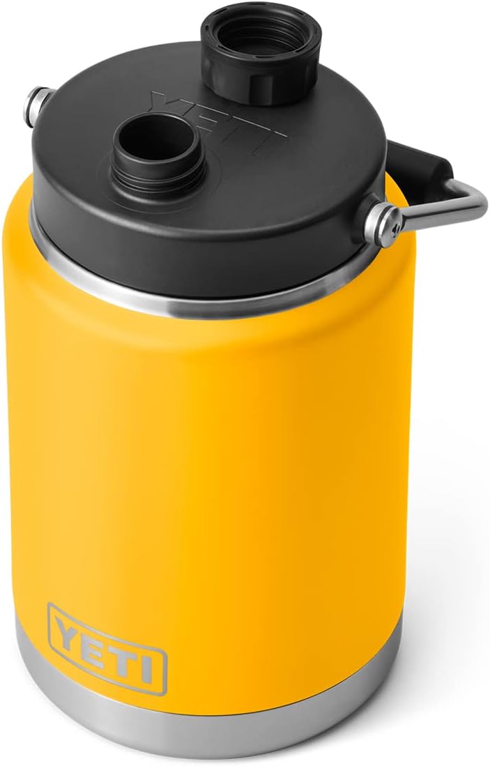 YETI Rambler Half Gallon Jug, Vacuum Insulated, Leakproof, Stainless Steel with MagCap