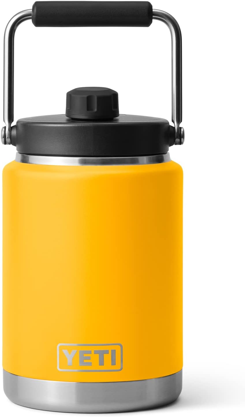 YETI Rambler Half Gallon Jug, Vacuum Insulated, Leakproof, Stainless Steel with MagCap