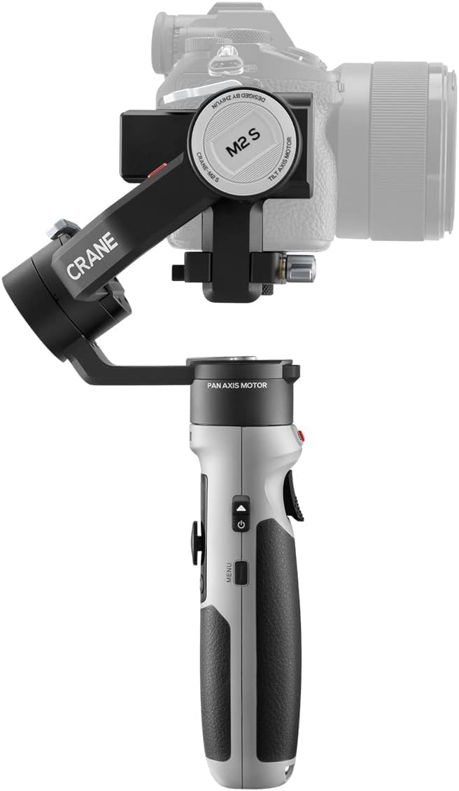 Zhiyun Crane M2S Camera Gimbal Stabilizer Handheld 3-Axis Video Stabilizer for Lightweight Mirrorless Cameras (Standard Version)
