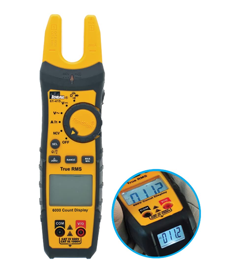 61-415 200A AC/DC TRMS TightSight Fork Meter