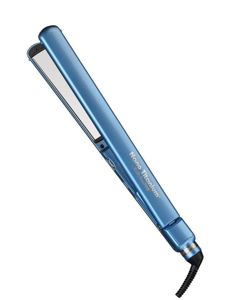 BabylissPRO Nano Titanium Ultra-Thin Hair Straightener, Professional Flat Iron For All Hair Types