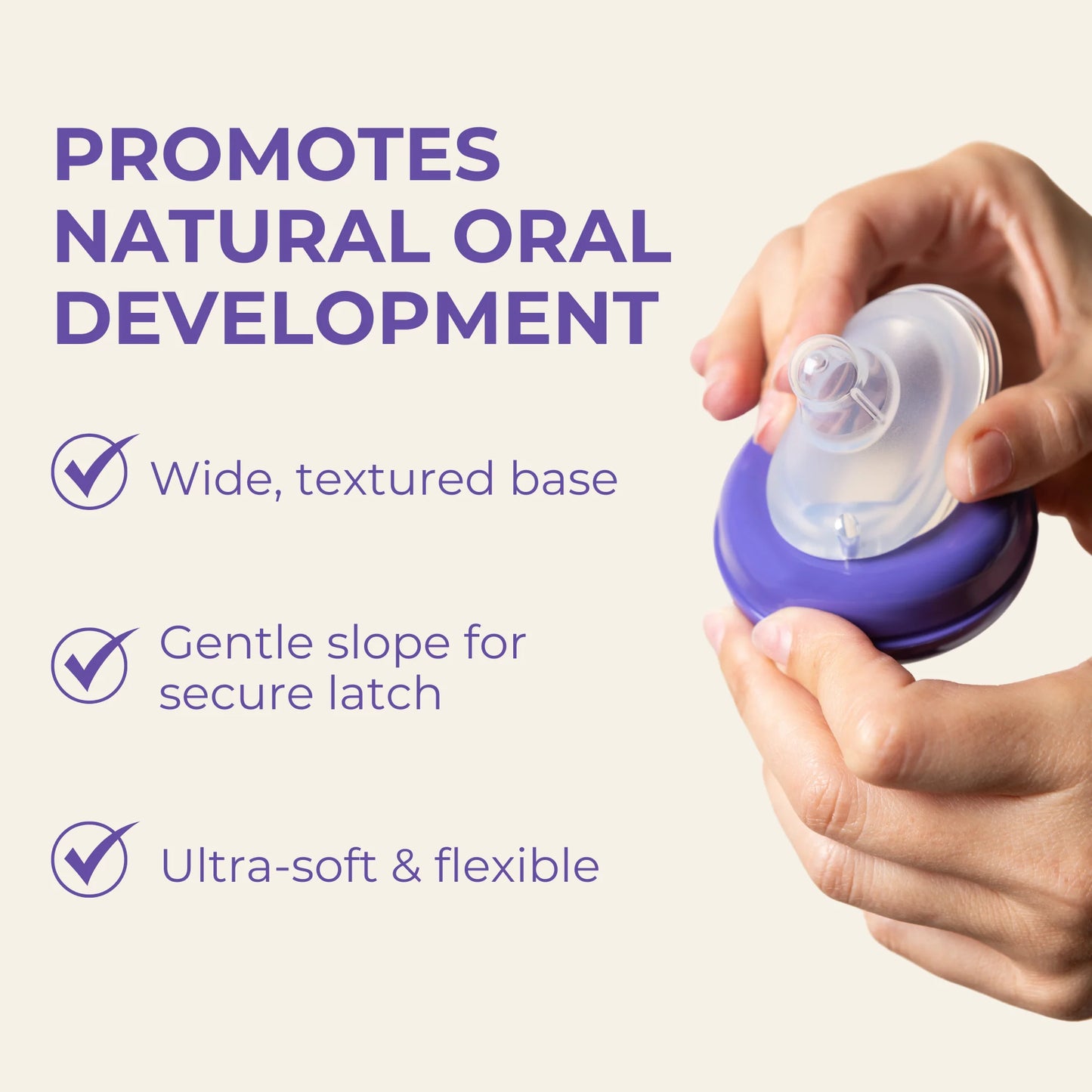 Lansinoh, NaturalWave® Nipples, Fast Flow, 2 Nipples