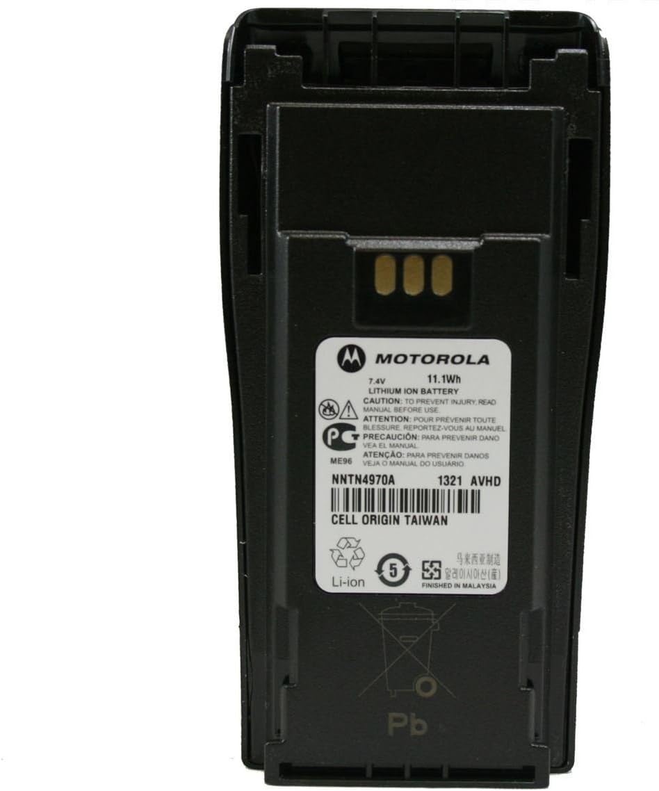 New Motorola OEM NNTN4970 NNTN4970A Li-Ion Slim 1600mAh Battery for Motorola CP200 EP-450 EP450 CP-150 CP-250 CP150 CP250 PR400 PR-400 Original Motorola Walkie Talkie Battery
