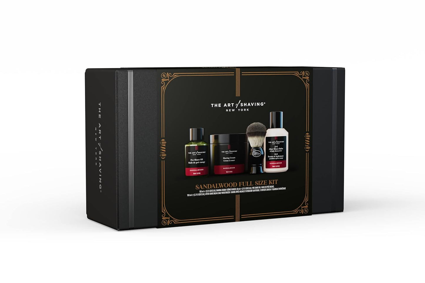 The Art of Shaving Shaving Kit for Men - The Perfect Gift for The Perfect Shave with Shaving Cream, Shaving Brush, After Shave Balm, & Pre Shave Oil