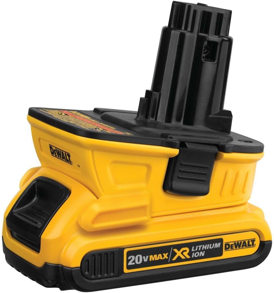 DEWALT Battery Adapter 18V to 20V, For Drills, Sanders and More, Charger Not Included (DCA1820)