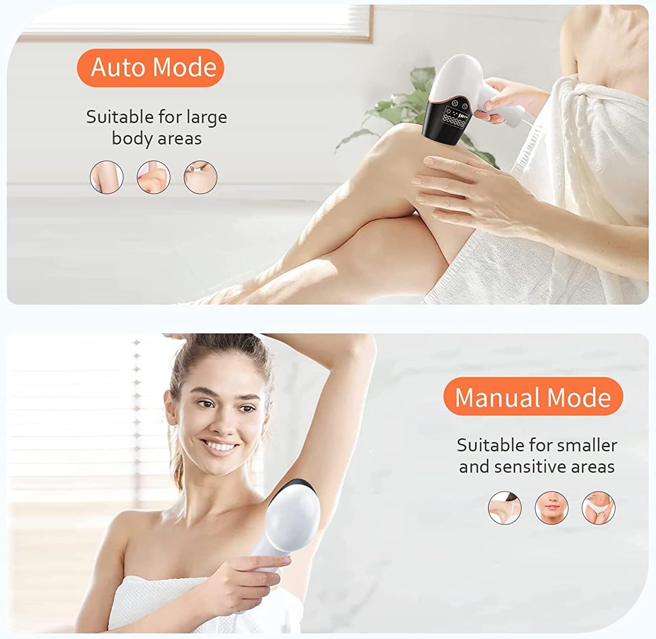 IPL Hair Removal,Permanent Hair Removal for Women & Men,Upgraded to 999,999 Flashes Painless Hair Remover, Home Use Hair Remover on Bikini line, Legs, Arms, Armpits-More Safe and Comfortable