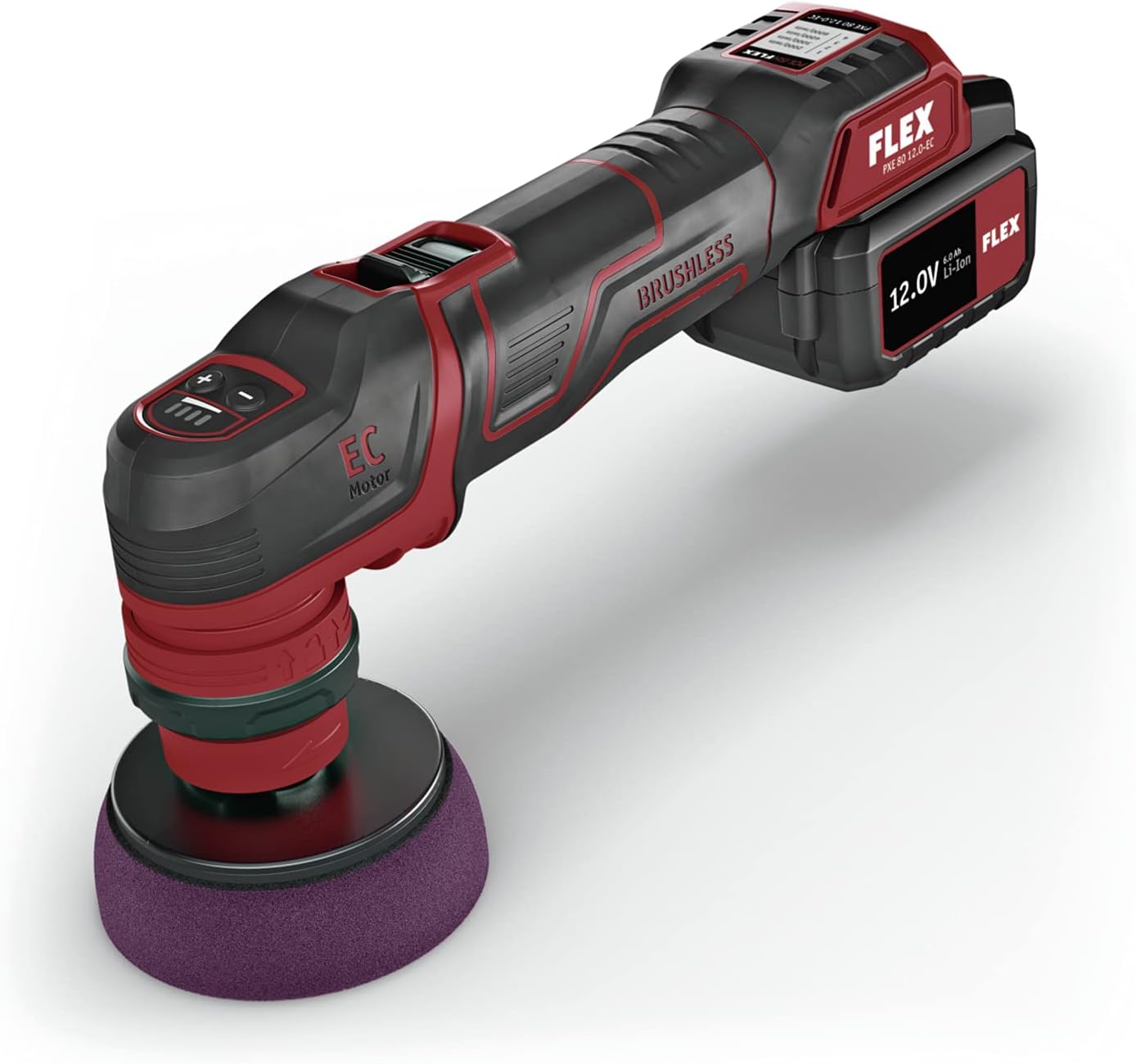 FLEX PXE 80 12.0-EC set USA 12V Cordless Multi-Polisher-Set, Includes Two 2.5Ah Batteries, One Charger & Soft Bag
