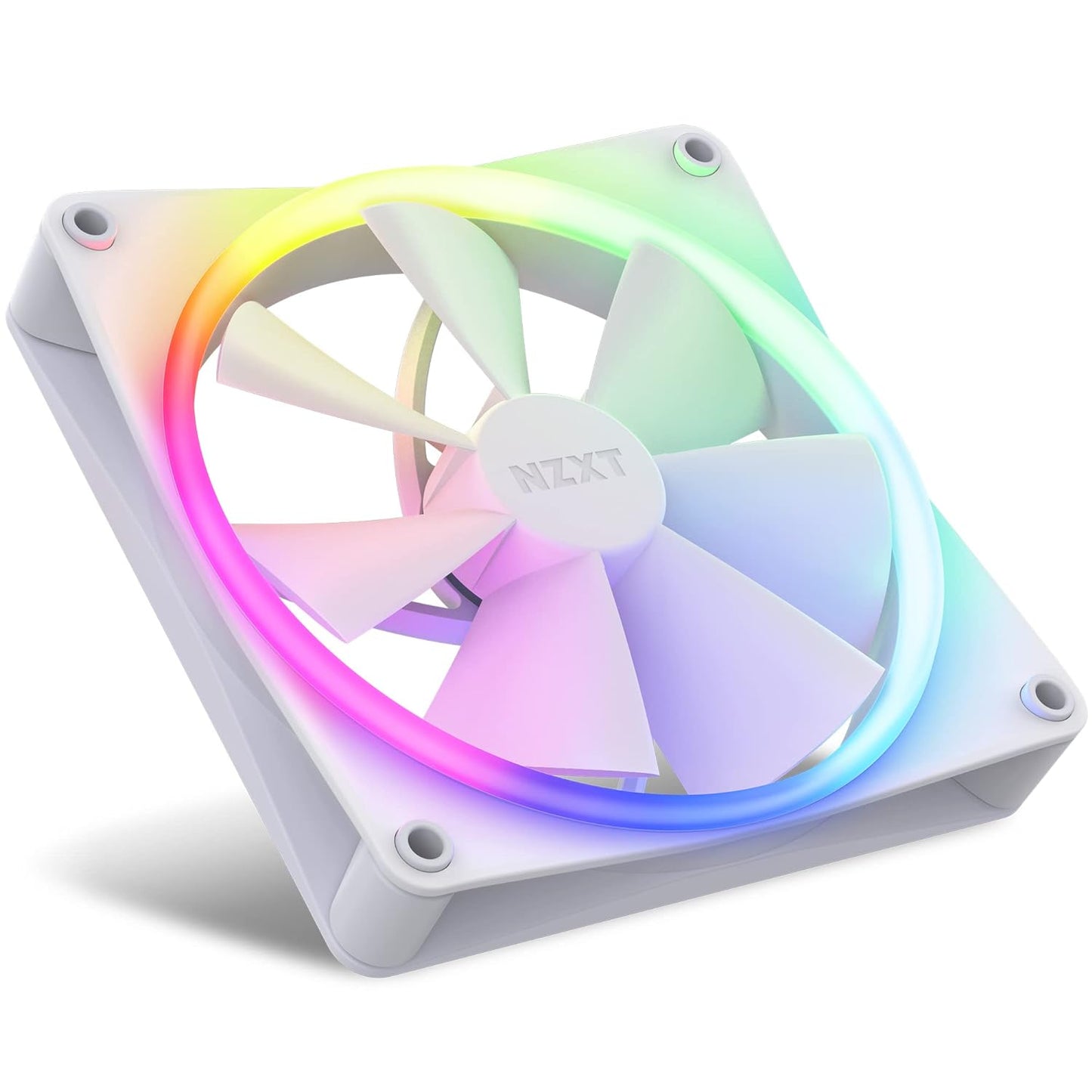 F140RGB - 140mm RGB Fans - Twin + RGB Lighting Controller - White
