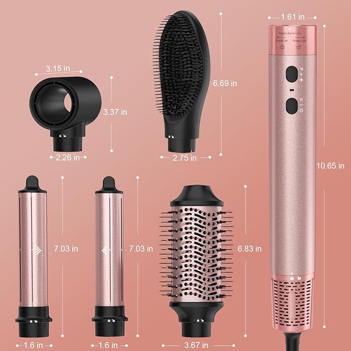 Brightup Air Styler, Professional Hair Dryer Brush