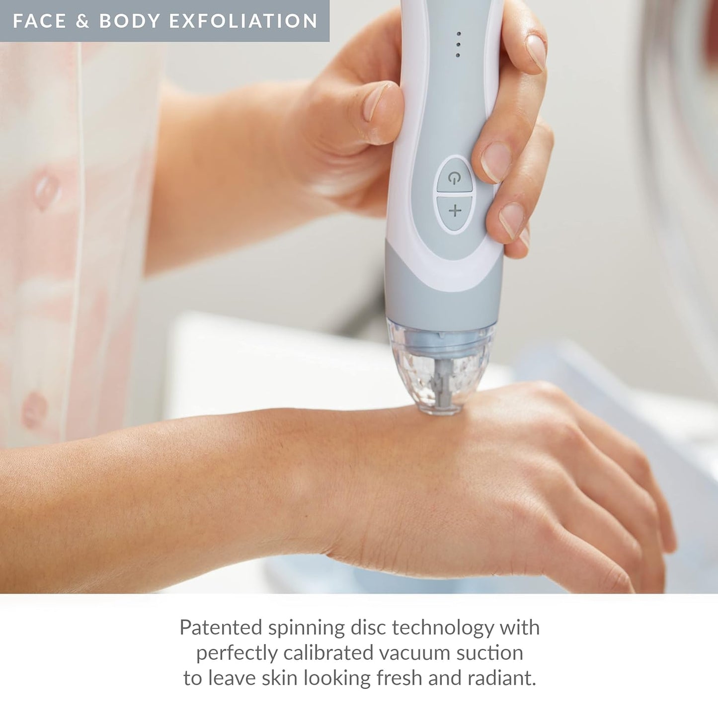PMD Personal Microderm Elite Pro - At-Home Microdermabrasion Machine with Kit for Face and Body - Exfoliating Crystals and Vacuum Suction for Fresh and Radiant Skin - Three Speed and Suction Options