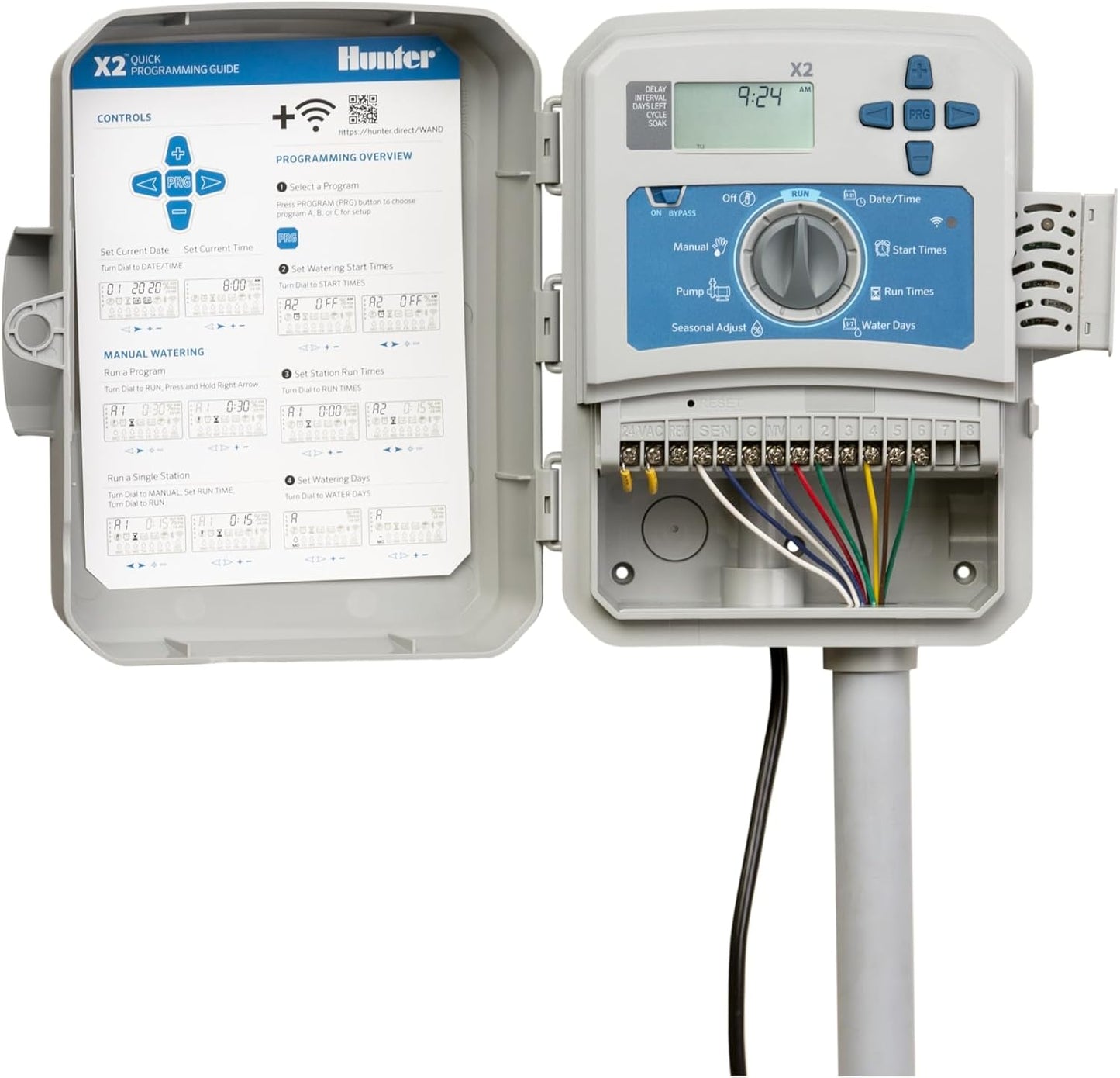 Hunter WAND Smart WiFi Module for X2 Sprinkler Controller, Hydrawise App, Remote Scheduling, 2.4GHz WiFi Only, Supports Bluetooth, Wi-Fi Direct & WPS Setup