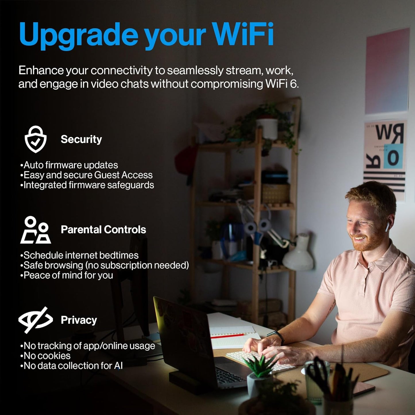 Linksys Hydra Pro 6 Mesh WiFi 6 Router - WiFi Extender Replacement - MR5500-AMZ - Mesh WiFi Router for Wireless Internet - WiFi Mesh Wireless Router - Mesh Router Connect to 30+ Devices 2,700 Sq Ft