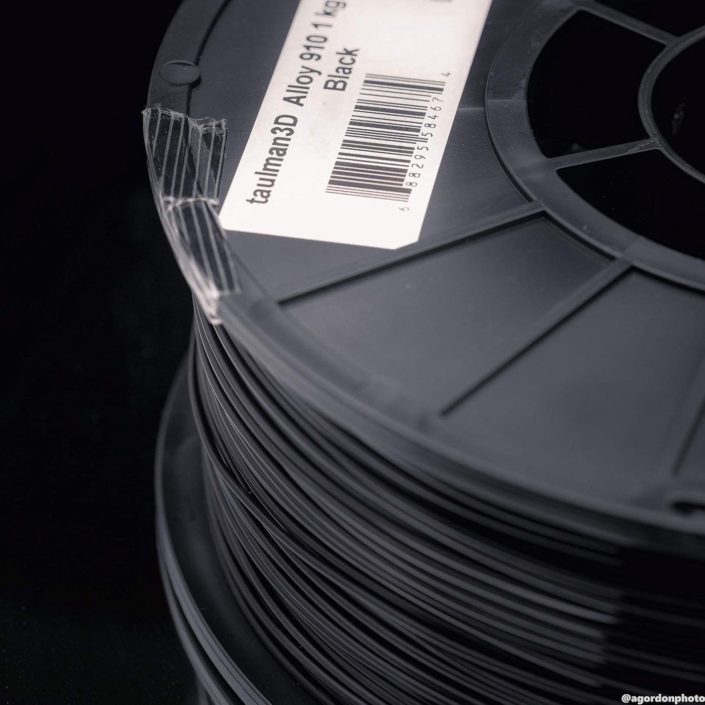 1.75mm Alloy 910 Nylon 3D Printer Filament Consumable, Polyamide (PA) 1lb Spool, Fits Nearly All FDM 3D Printers (Black)
