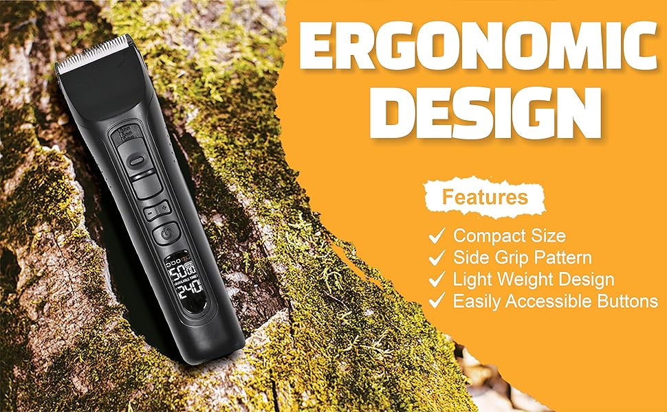 Brio Beardscape V1 Beard Trimmer for Men Professional with Low Friction Ceramic Blade, Cordless Professional Hair Trimmer for Barbers with 4 Hrs of Long Battery Timing, Ideal for Beard & Body (Black)