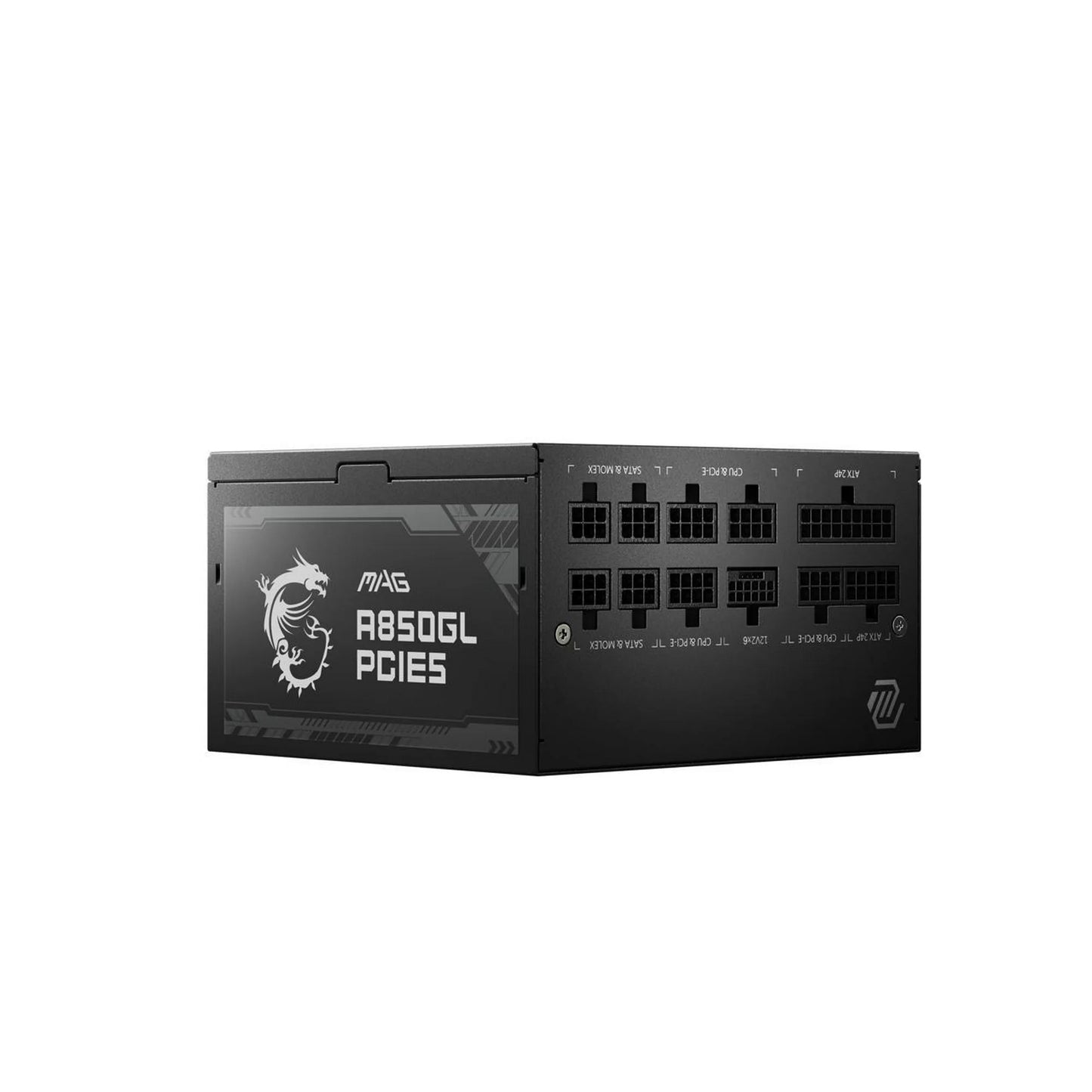 MSI - MAG A850GL PCIE 5.0, 80 GOLD Fully Modular Gaming PSU, 12VHPWR Cable, ATX 3.0 Compatible, 850W Power Supply
