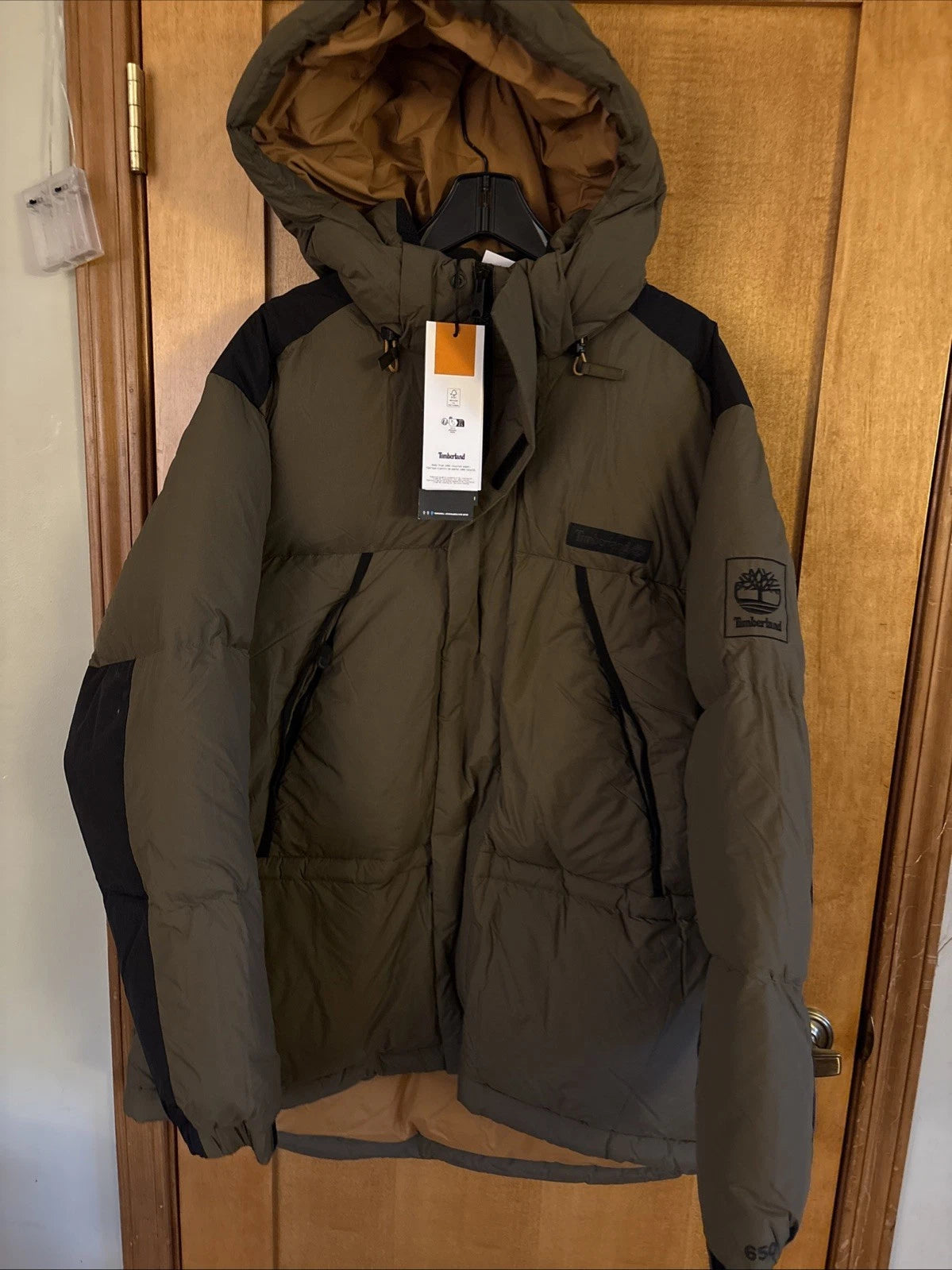 Timberland Down Jacket Parka TB0A6KMD men’s size S - Green