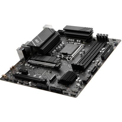 MSI PRO B760M-A WIFI DDR4 LGA 1700 (Intel 12th&13th Gen) SATA 6Gb/s Micro ATX Motherboard,WiFi 6,Intel,2.5Gb LAN