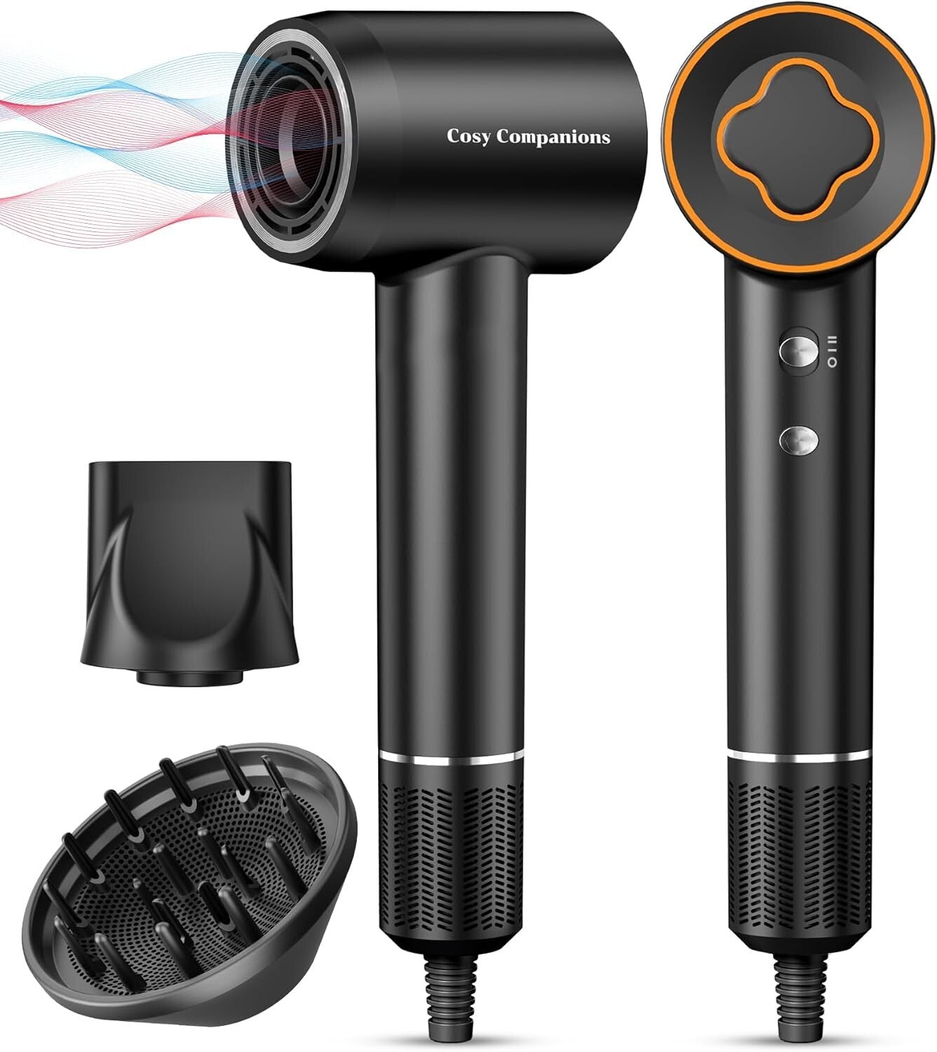 Cosy Companions High Speed Hair Dryer 1500W Model ZCY883 Black
