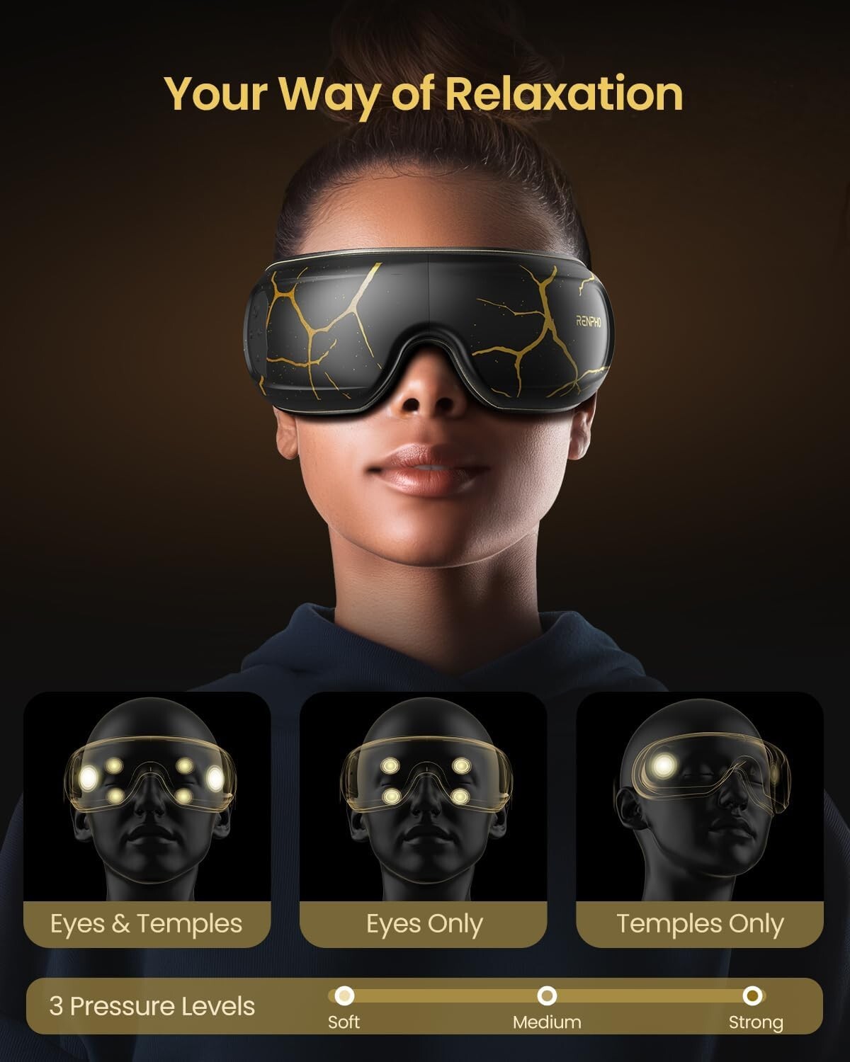 Renpho Eyeris Kintsugi Eye Massager