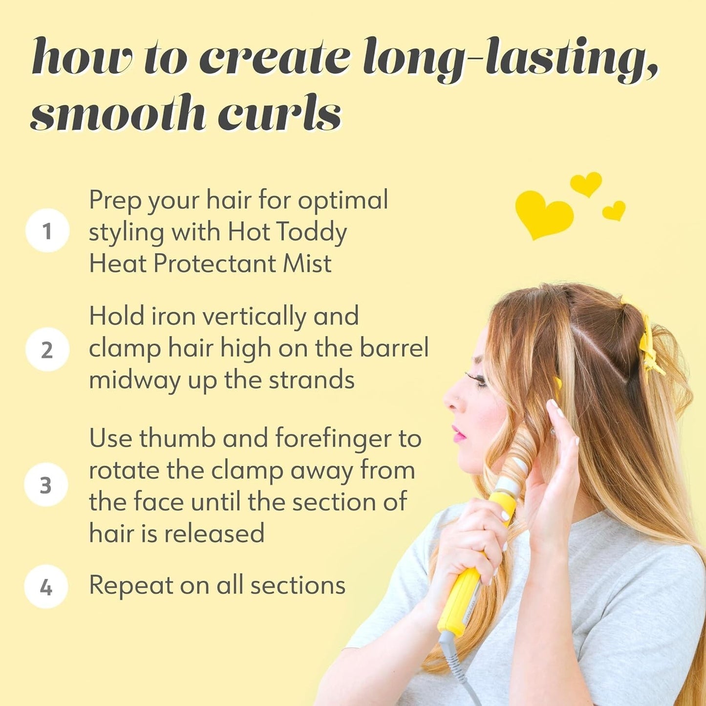 Drybar The 3-Day Bender 1" Barrel Rotating Digital Styling Curling Iron