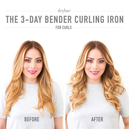Drybar The 3-Day Bender 1" Barrel Rotating Digital Styling Curling Iron