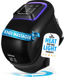 FORTHiQ Pro+ Knee Massager with Heat and Red Light, 6-in-1, Advanced: Heat, D...