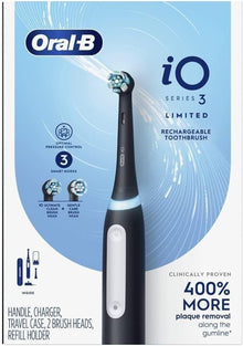 Oral B iO Series 3 Limited Edition Electric Toothbrush with 2 Brush Heads..