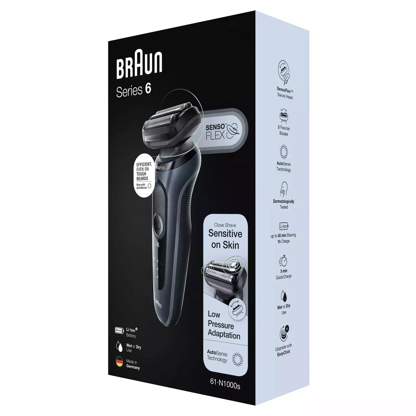 Braun Series 6 6046cs Electric Razor for Men, Wet & Dry
