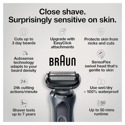 Braun Series 6 6046cs Electric Razor for Men, Wet & Dry