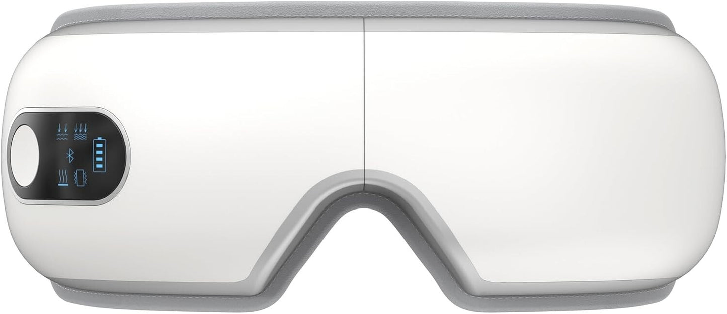 Eye Massager, Airbag Kneading, Multi-Frequency Vibration with Hot Compress