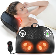 Rechargeable Back and Neck Massager for Pain Relief Deep Tissue Shiatsu Neck